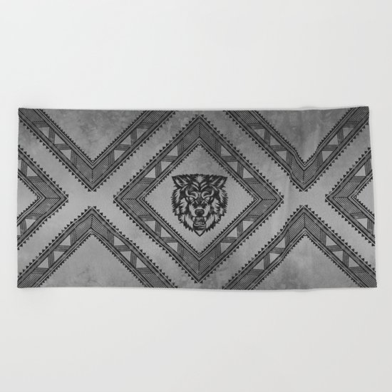 The Wolf Beach Towel