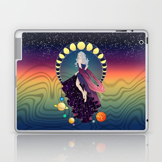 Space Goddess Laptop & iPad Skin