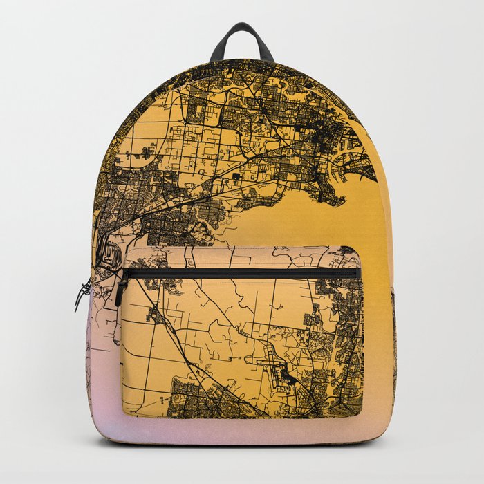 Australia, Melbourne - Hippie Map Backpack