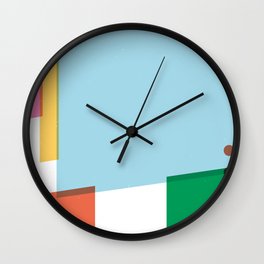 SECRET CYCLING FLAG - PANTANI Wall Clock