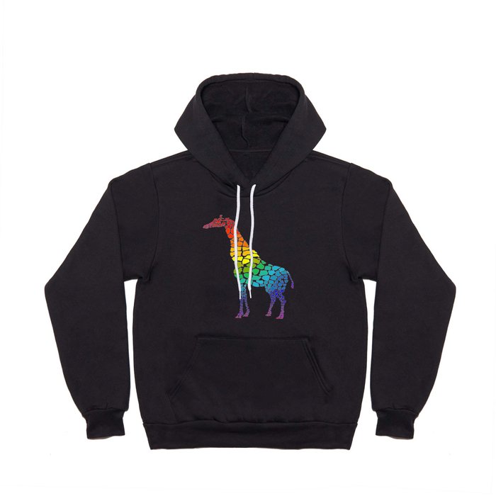 rainbow giraffe Hoody