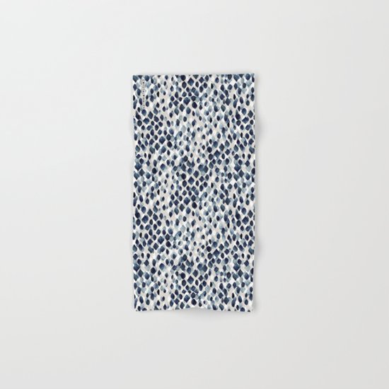 Indigo Rain Hand & Bath Towel