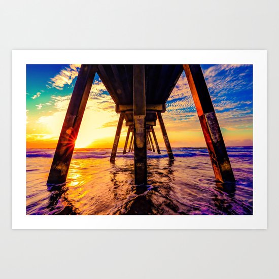 California Sunset Art Print