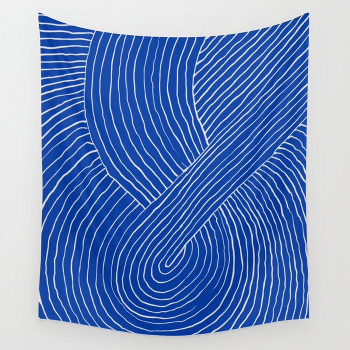 Strokes 01: Chathams Blue Edition  Wall Tapestry