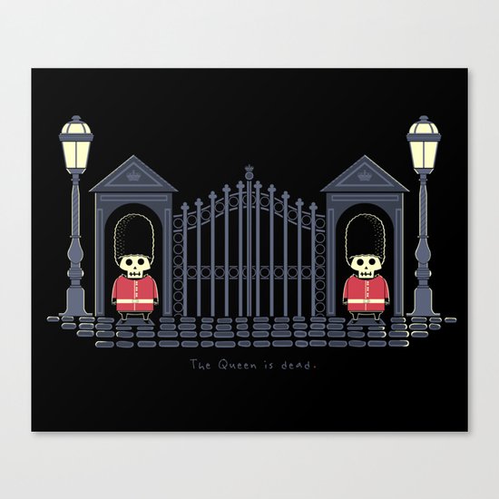 The Queen Is Dead Canvas Print