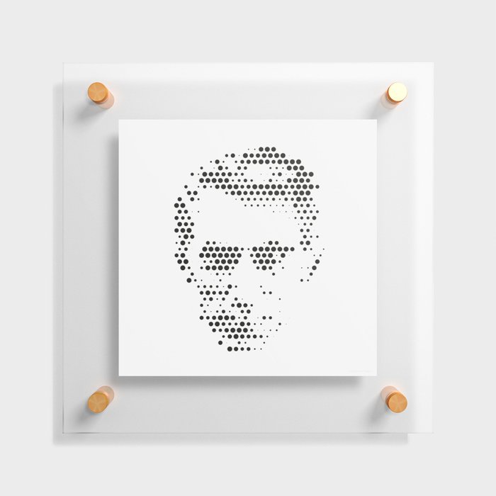 CLAUDE SHANNON | Legends of computing Floating Acrylic Print
