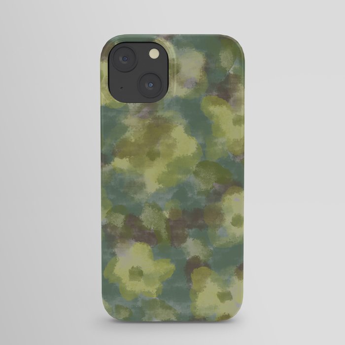 Floral Abstract Camouflage iPhone Case