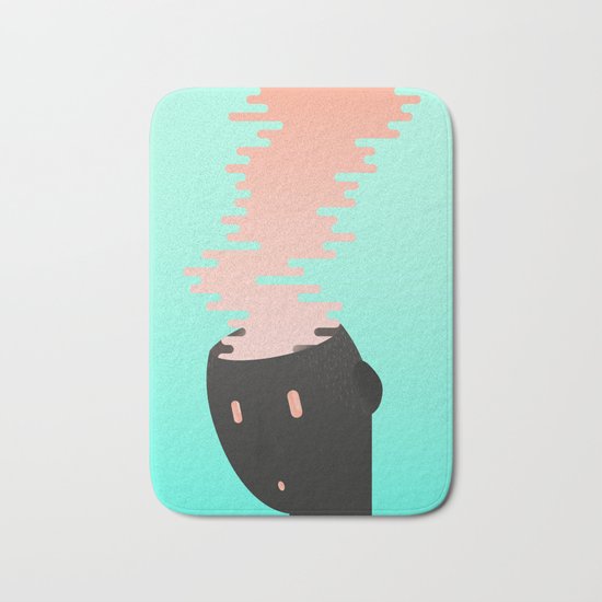 Brain combustion Bath Mat