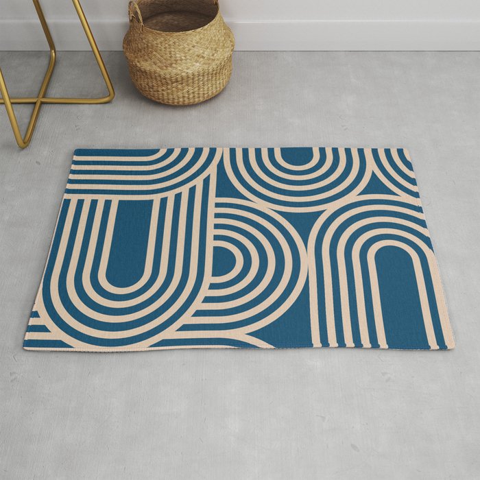 Abstraction_WAVE_GRAPHIC_VISUAL_ART_Minimalism_001 Rug