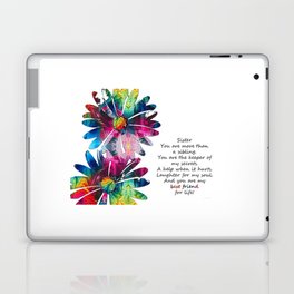 Sisters Are Best Friends For Life Laptop Skin