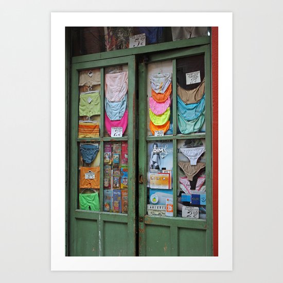 Knicker art Art Print