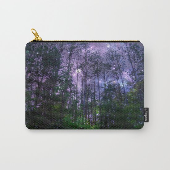 Mystic Forest : Purple Space Carry-All Pouch