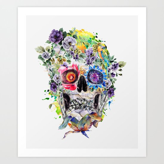 SKULL NI Art Print