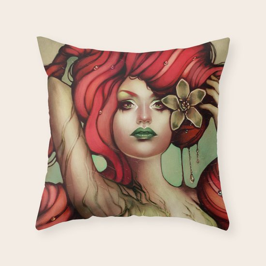 Natural Beauty Throw Pillow