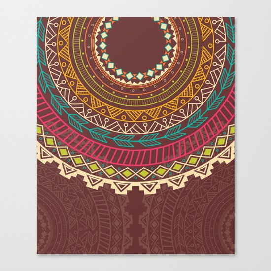 Aztec ornament Canvas Print