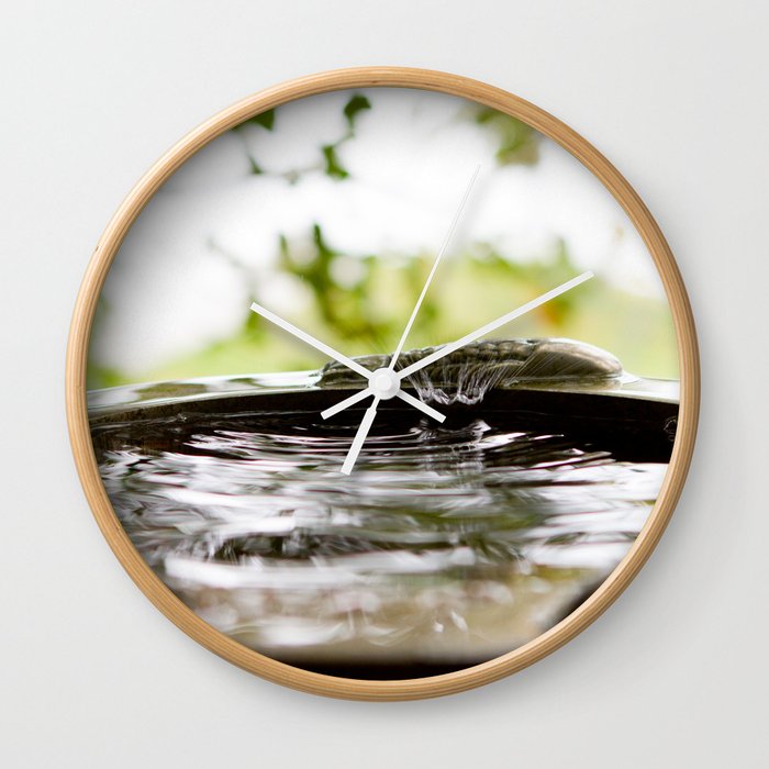 Rain Splash Wall Clock