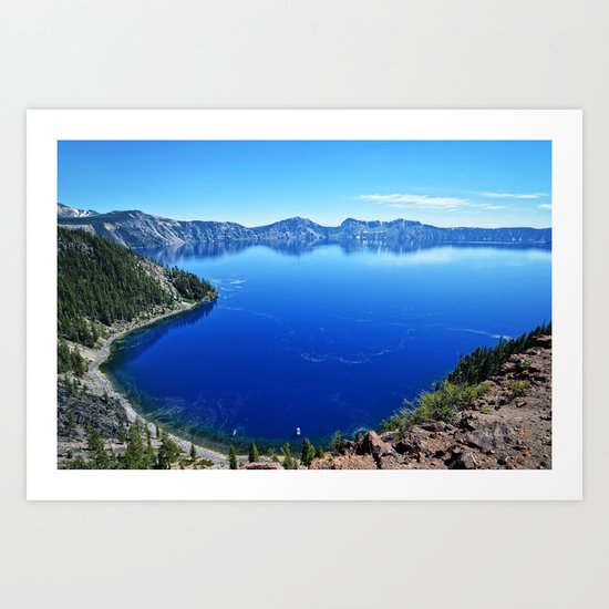 Deep Blue Art Print