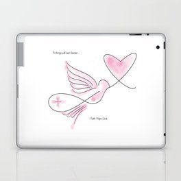 Faith.Hope.Love - Blush Laptop & iPad Skin