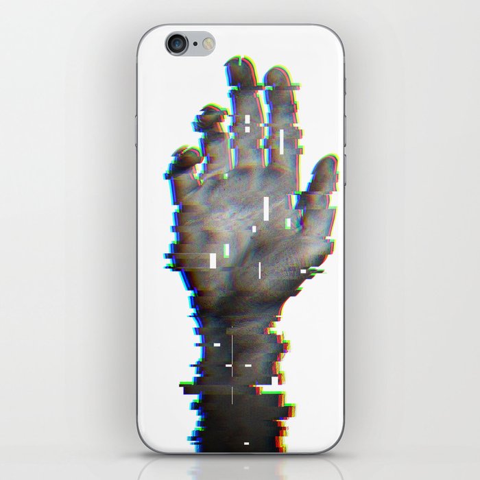 Glitched Hand iPhone Skin