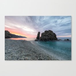 Sunrise in Monterosso Canvas Print