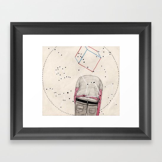 CD Illustration: Universo 2 Framed Art Print