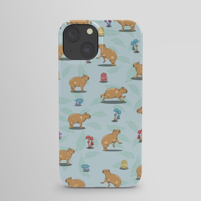 Capybara Pattern iPhone Case