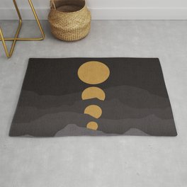 Rise of the golden moon Rug