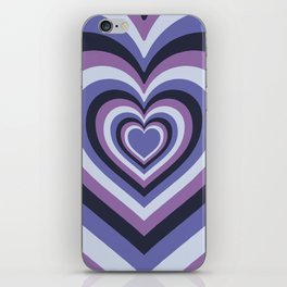 Groovy Purple Hearts (xii 2021) iPhone Skin