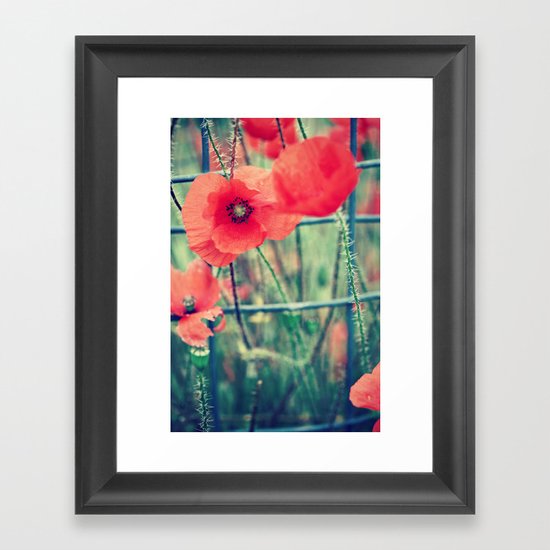 Popping Through! Framed Art Print