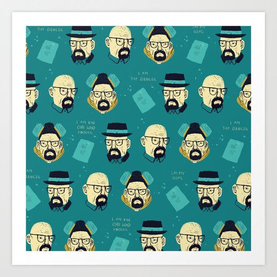 heisenberg pattern Art Print