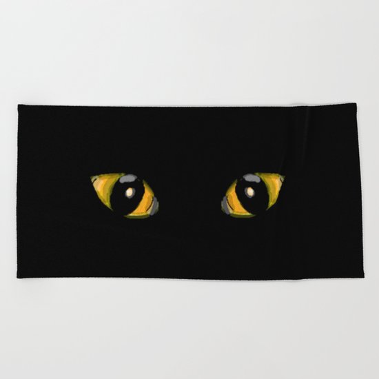 Cats Eyes Beach Towel