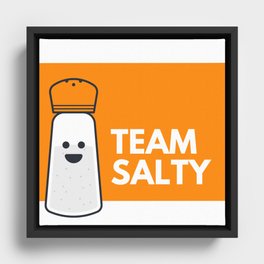 Team Salty Framed Canvas