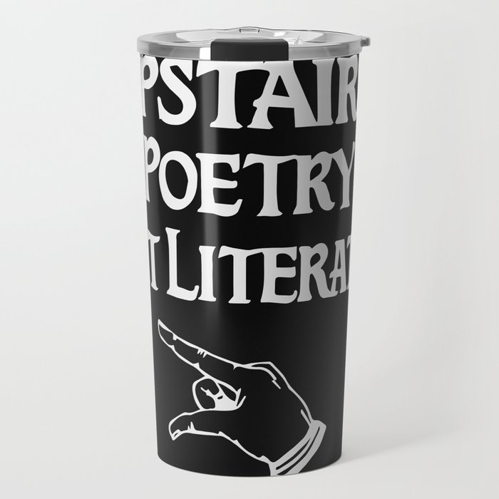 Poetry and Beat Generation Literature Travel Mug