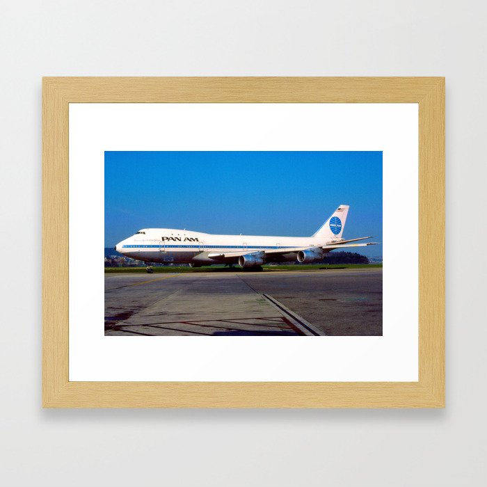 PanAm 747 Clipper Framed Art Print