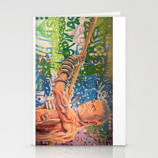 Stop Biting 3 Stationery Cards