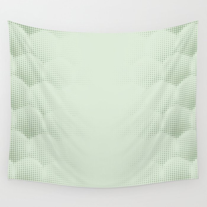Clouds are Opening, Sage Green Wall Tapestry