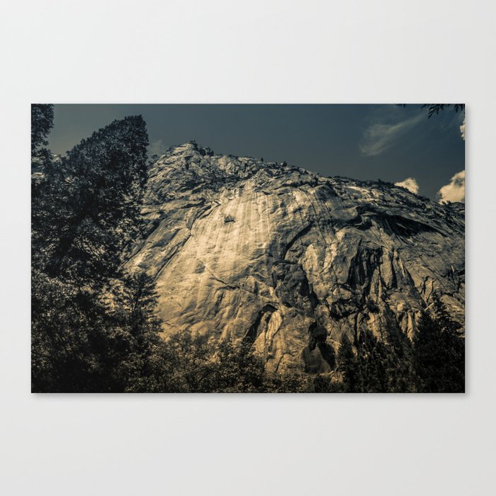 Yosemite Cliffside Canvas Print