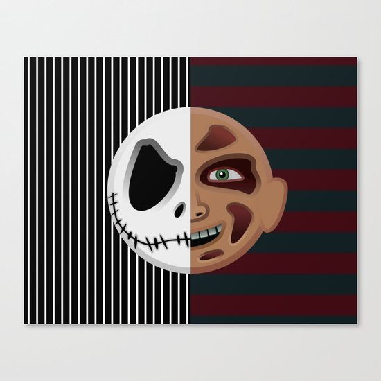 The Nightmare Before Elm Street Canvas Print