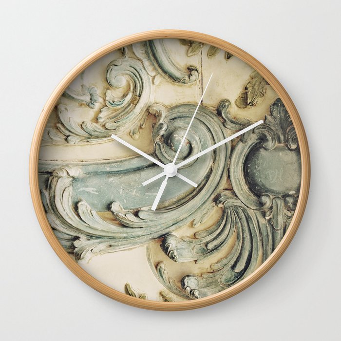 Blue Lace of Versailles Wall Clock