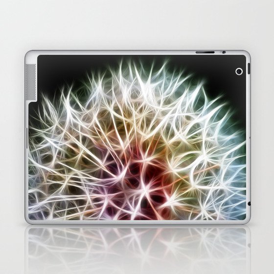 Fractal dandelion Laptop & iPad Skin