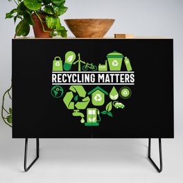 Recycling Matters Green Heart Credenza