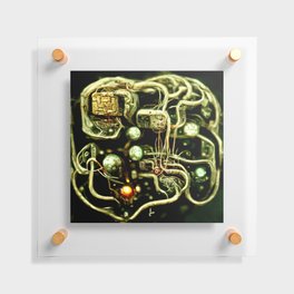 Positronic Brain Floating Acrylic Print