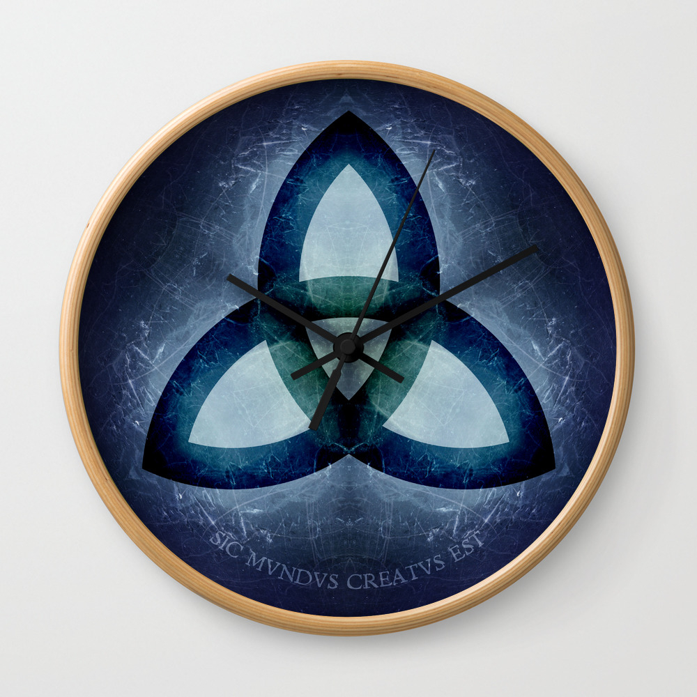 Sic Mundus Creatus Est Dark Netflix Wall Clock By Uteb Society6