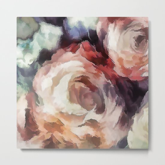Roses of autumn. Metal Print