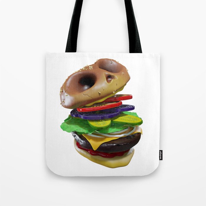 Death Burger Tote Bag