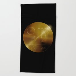 Voyager Golden Record Beach Towel