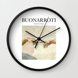 Buonarroti - Creation of Adam Wall Clock