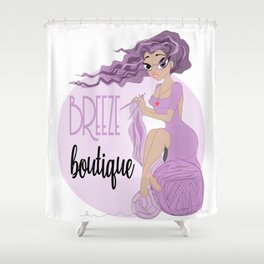 Breeze Boutique Shower Curtain