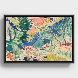 Henri Matisse Landscape at Collioure Framed Canvas