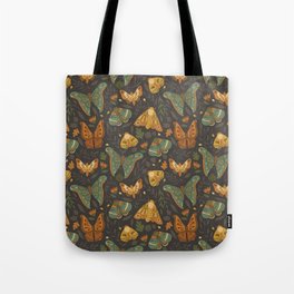 Autumn Moths Tote Bag
